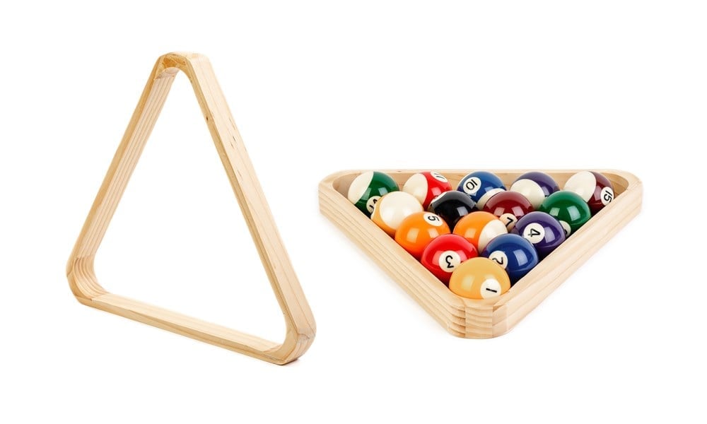 Ahşap Billiards Masa Üçgeni